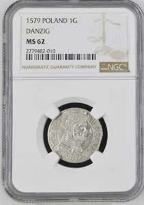 1579 Poland 1G DANZIG NGC - Picture 1 of 2