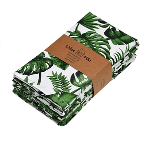 Dinner Napkins Tropical Print Cloth Napkins (Set of 12) Oversized 20X20 Inches 1 - Picture 1 of 9