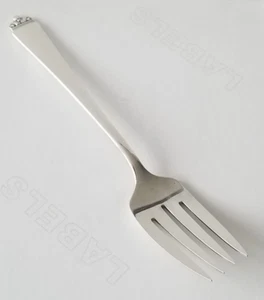 Sterling Silver Salad Fork Reigning Beauty (1953) Oneida Heirloom Silver 6 5/8in - Picture 1 of 3