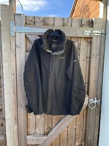 Craghoppers Mens Gore-Tex Jacket Waterproof Black Coat Size Large L VGC