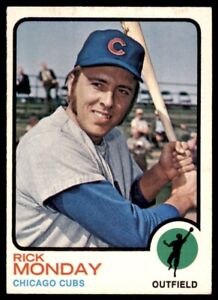 1973 Topps. Rick Monday A Baseball Cards #44