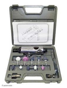 PNEUMATIC DIE GRINDER KIT – metal grinding tool – 1/8” and 1/4” chucks - Picture 1 of 1