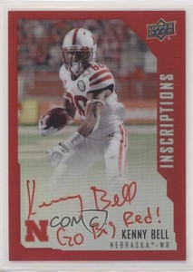 2015 Upper Deck Inscriptions Red /149 Kenny Bell #KB Rookie Auto RC