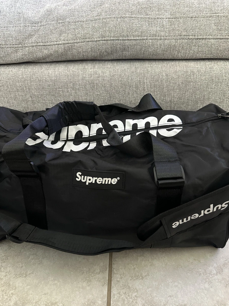 Supreme Black Duffle Bags for Men for sale | eBay