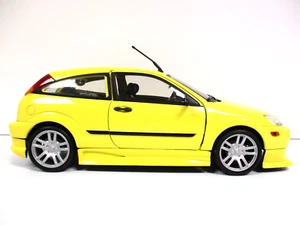 MOTOR MAX - 2002 FORD FOCUS ZX3 TUNER (YELLOW) - 1/18 DIECAST - Picture 1 of 15
