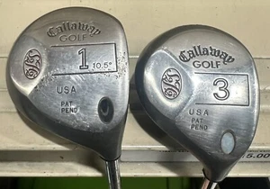 Driver Callaway Golf S2H2 (10,5) y 3 madera True Temper Memphis 10 varilla de acero para hombre - Imagen 1 de 8