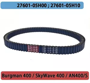 Drive Belt For Suzuki Burgman 400 SkyWave 400 AN400/S 2007-22 27601-05H00/05H10 - Picture 1 of 9