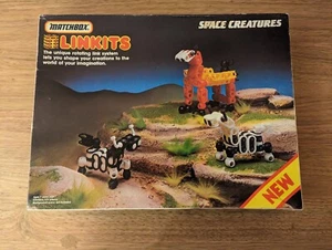 Space Creatures - Linkits - Matchbox - 1984 - Complete + Extra Pieces - Vintage - Picture 1 of 14