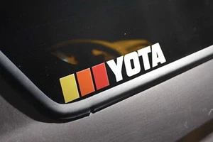 Retro TRD Stripes Vinyl Decal Sticker for Toyota, YOTA - Picture 1 of 5