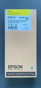 Genuine EPSON T50U4 Ink - YELLOW - SC-T7700D 7700DM 7760D (INC VAT) BOXED 2027 - Picture 1 of 1