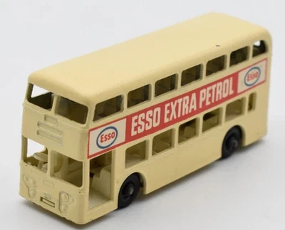 Matchbox Regular Wheels #74 Daimler London Bus ESSO creme. Lesney England Base - Bild 1 von 4