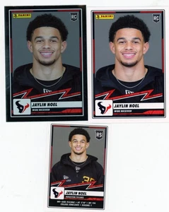 Lot of three 2025 Panini Stickers and Cards Jaylin Noel Football Card Sticker - Bild 1 von 1