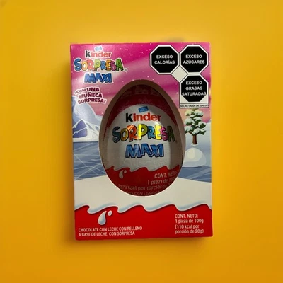 Kinder Surprise Maxi Egg 1 Piece (100g) Egg Girl Doll Surprise Limited Edition🎄