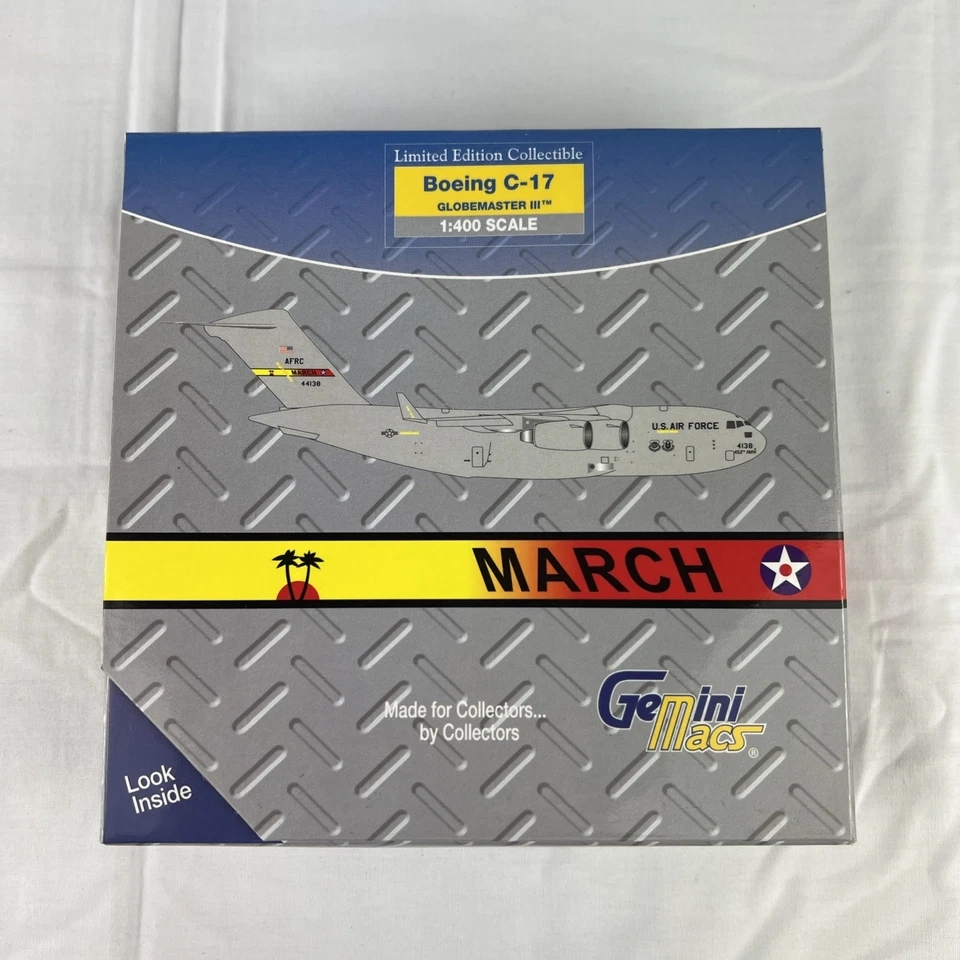 Литой Gemini Jets 1:400 GMUSA015 Boeing C-17 Globemaster III март - Изображение 1 из 4