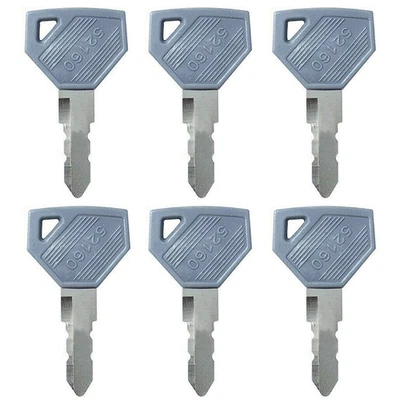 BAQI 6Pcs Replacement Excavator 52160 Ignition Keys Starter Switches for Yanmar