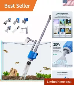 Multifunction Aquarium Cleaner Pump with Adjustable Extension for All Tanks - Picture 1 of 10