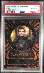 Robb Stark Laser Cut House Stark PSA 10 - Juego de Tronos raro Richard Madden - Imagen 1 de 2