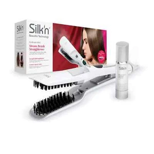 OFFERTA SILK'N PIASTRA LISCIANTE CON SPAZZOLA A VAPORE GOBRUST MIST - Foto 1 di 4