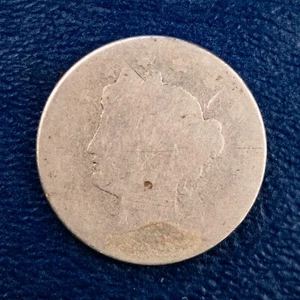1888 Liberty V Nickel, AG Details, Acid Treated, Semi-key Date Five Cents D38 - Picture 1 of 2