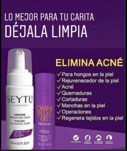 Espuma Limpiadora Facial Y Omniplus Gel Premium SEYTÙ Para Uso Diario Día Y Noch - Bild 1 von 1