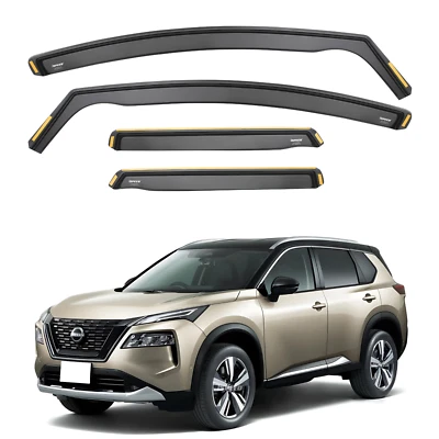 ISPEED Wind Deflectors for NISSAN X-TRAIL T33 MK4 5-Door 2021-2024 4pc Set - Image 1 of 4