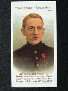 No.50 CAPT W.N. CONGREVE Victoria Cross Heroes Boer War REPRO by Taddy 1902 - Picture 1 of 1