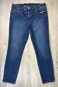 Tommy Hilfiger Jeans Dark Blue Denim Pants Womens 10 (Actual 32X27.5) - Picture 1 of 22