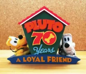Disney Store Limited Pluto 70 Years a Loyal Frend Figure & Watch from Japan F/S - Picture 1 of 10