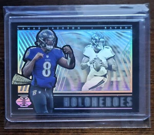 Lamar Jackson CASE HIT Holoheroes Panini Illusions 2023 NFL Football Baltimore - Picture 1 of 2