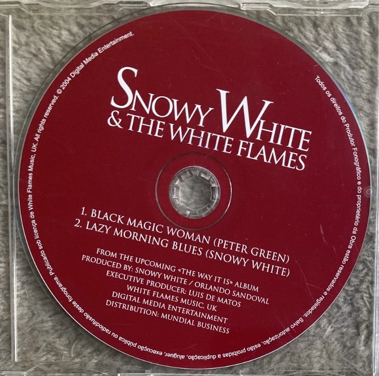 Snowy White & The White Flames - Black Magic Woman /  2-Track Maxi-CD - Bild 1 von 1