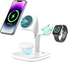 Wireless Charger Magsafe Charging Dock Station For Iphone Apple Watch Airpods