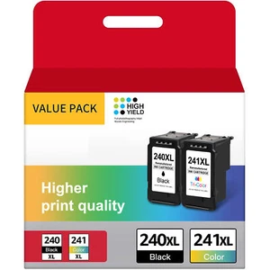 PG-240XL CL-241XL Ink Cartridges for Canon 240 PIXMA MG2220 MG3600 TS5120 MG3620 - Picture 1 of 8