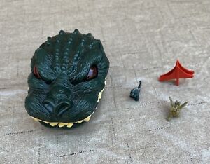 Godzilla Ghidorah Mini Micro Playset Trendmaster Battle Toys 1994 4 pieces