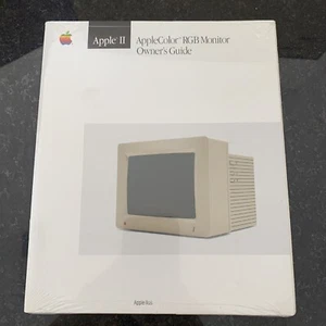 VTG Apple II AppleColor RGB Monitor Owner’s Guide SEALED - Picture 1 of 3