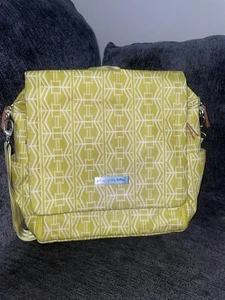 Petunia Pickle Bottom Convertible Backpack Tote Diaper Bag Green/Gray - Picture 1 of 12