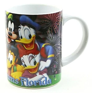 Disney Jerry Leigh Mug Mickey Minnie Goofy Pluto Donald Daisy Ceramic 14 oz - Picture 1 of 6