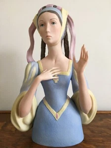 Laszlo Ispanky ( 1919-2010) Rare Porcelain Figure of a Young Lady # 53/400 - Picture 1 of 5