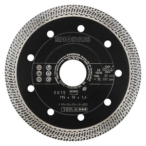Disco de diamante 115 x 1,4 x 22,2 DG15, para baldosas, granito, porcelana - Imagen 1 de 1
