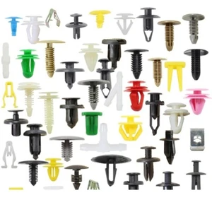 100 x plástico con clip de borde de puerta de automóvil para parachoques remache panel de empuje sujetador - Imagen 1 de 6