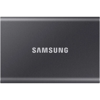 Samsung T7 Portable 1 TB SSD Externe Festplatte titan grey USB 3.2 1.050 MB/s - Bild 1 von 4