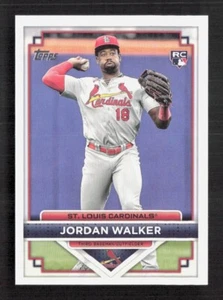 2023 Topps Flagship Collection #43 Jordan Walker Rookie - Foto 1 di 2