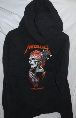 METALLICA Powell Peralta Skateboards Limited Ed Collab Hoodie Sweatshirt Sz M - Image 1 of 4