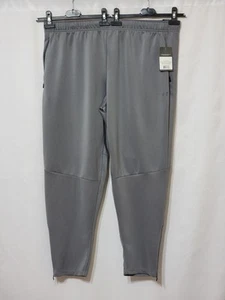 NEW RUSSEL MEN'S XXL ACTIVEWEAR TRAINING FIT SLIM PULL ON PANTS ANKLE ZIP GRAY - Picture 1 of 9