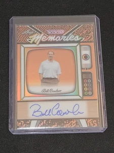 2025 Leaf Vivid Football Bill Cowher Memories Orange Auto 1/1 RARE Steelers - Picture 1 of 2