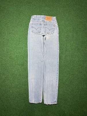 Vintage Levi’s 550 Light Wash Relaxed Fit Taper Womens 5 Jr 26x32 Jeans - Image 1 of 4