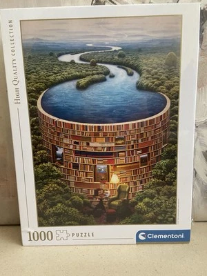 Новый Clementoni Bibliodame 1000 шт. пазл запечатанный пейзаж - 39603 - Изображение 1 из 4