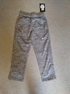 NIKE DRI FIT BOYS PANTS 6/M GREY HEATHER - Picture 1 of 1