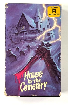 vtg 1984 BETA House by the Cemetery FULCI Slasher horror NOT VHS Betamax Vestron - Image 1 of 4