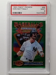 1993 Topps Finest PROMO Don Mattingly PSA 9 - Picture 1 of 2