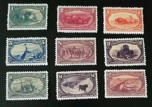 Juego de réplicas de estampillas de Estados Unidos SC# 285-293 1898 Trans-Mississippi Expo - Imagen 1 de 2